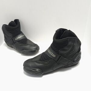 Alpinestars SMX-1 R VENTED Mens Motorcycle Boots Size 9 Black